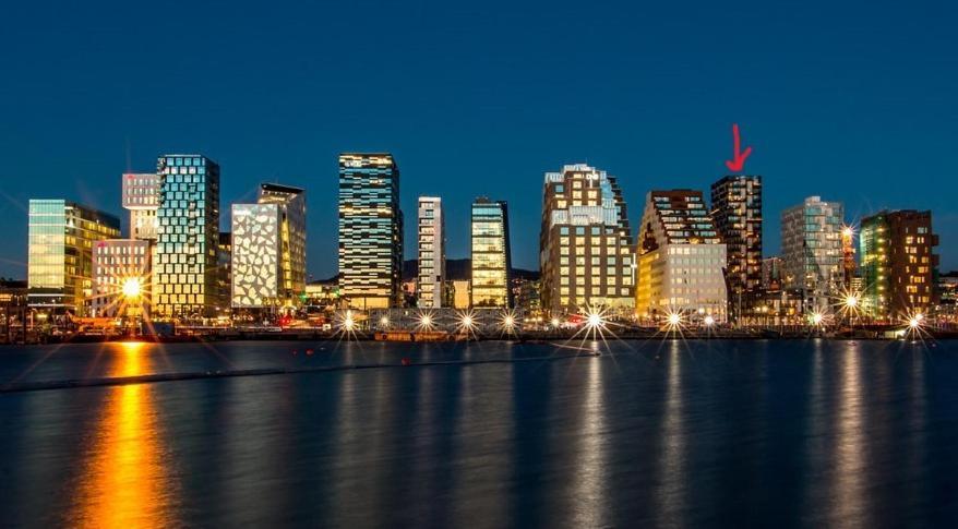 Eksklusiv Modern Barcode Apartman Oslo Kültér fotó